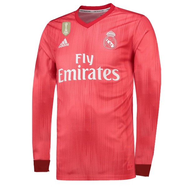 Maillot Football Real Madrid Third ML 2018-19 Rouge